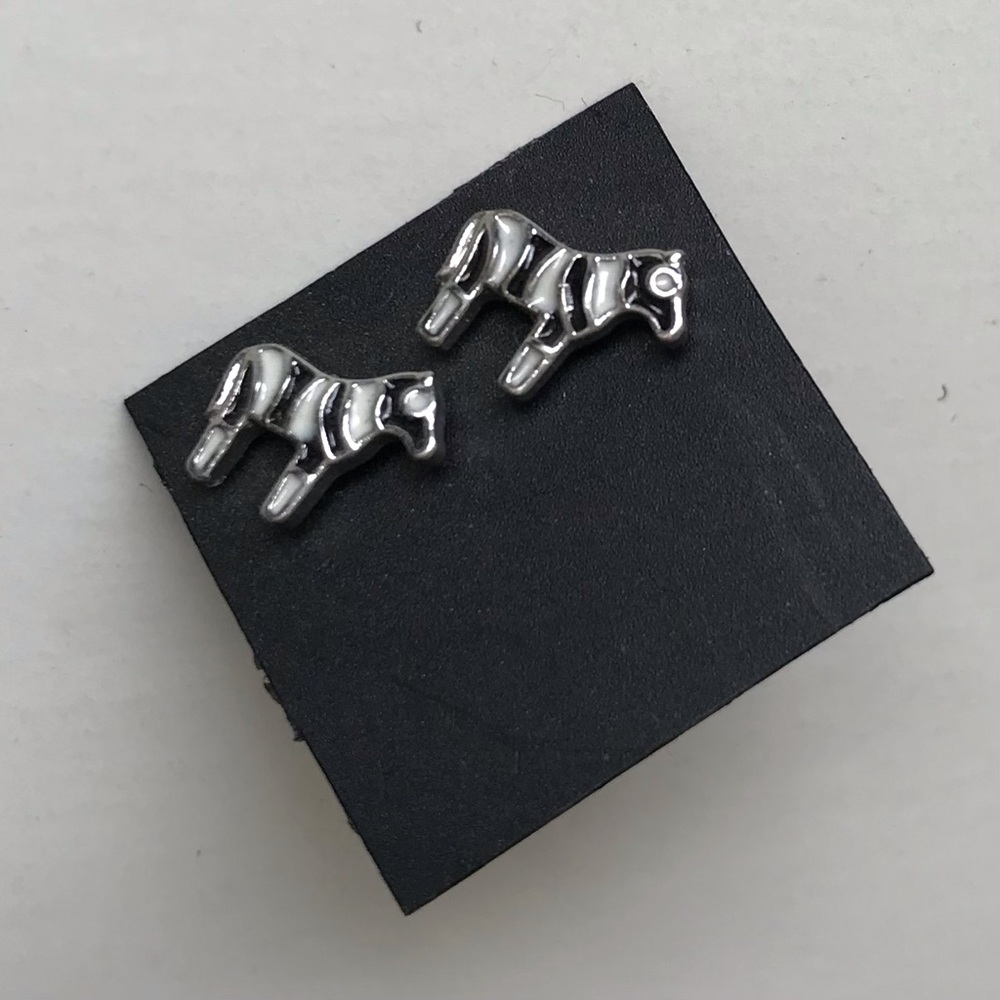 Bundle Sale! Mini Zebra Stud Earrings NWOT